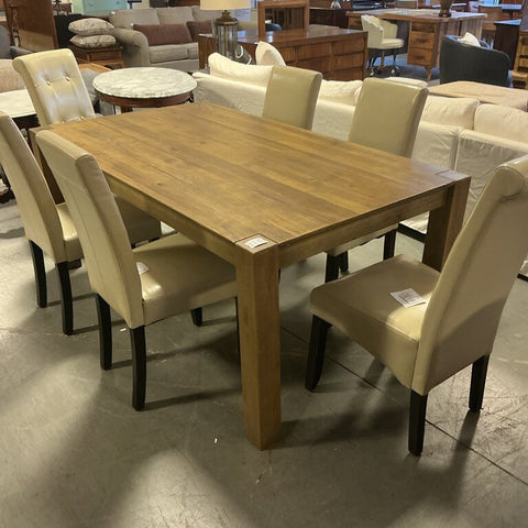 Straight Leg Natural Table (as-is)