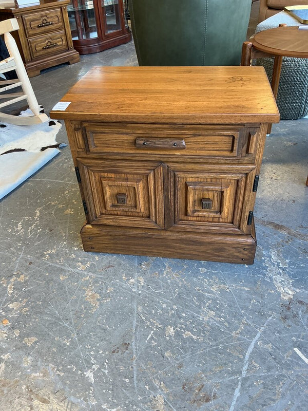 Vintage Oak Nightstand
