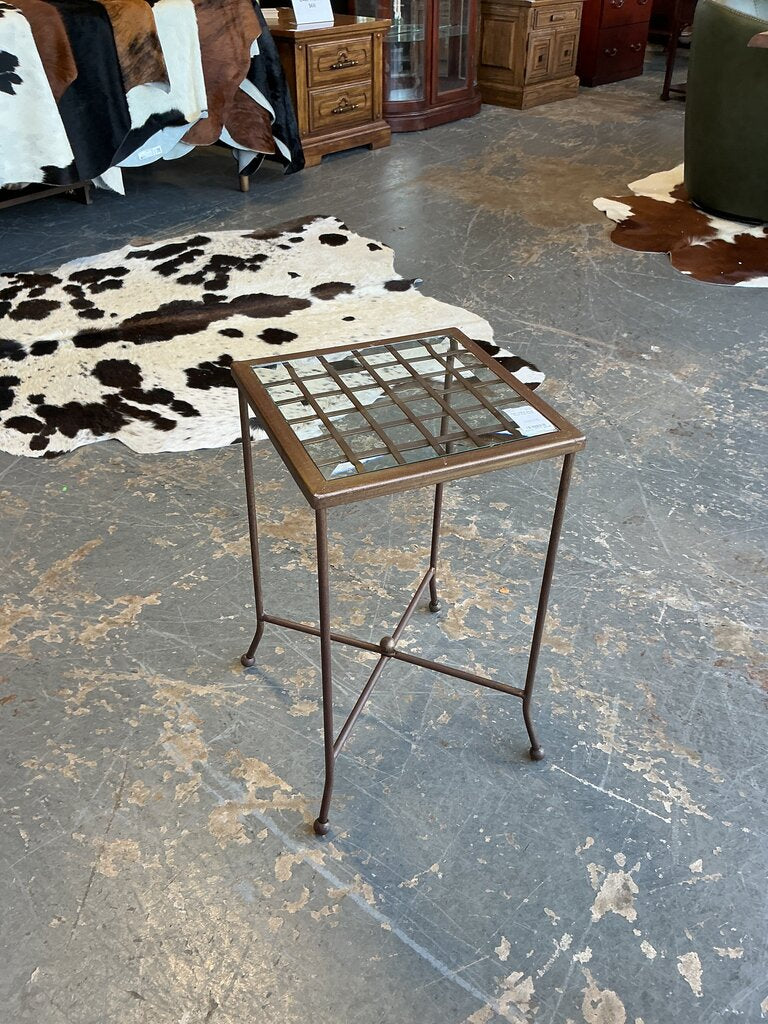 Small Glass End Table