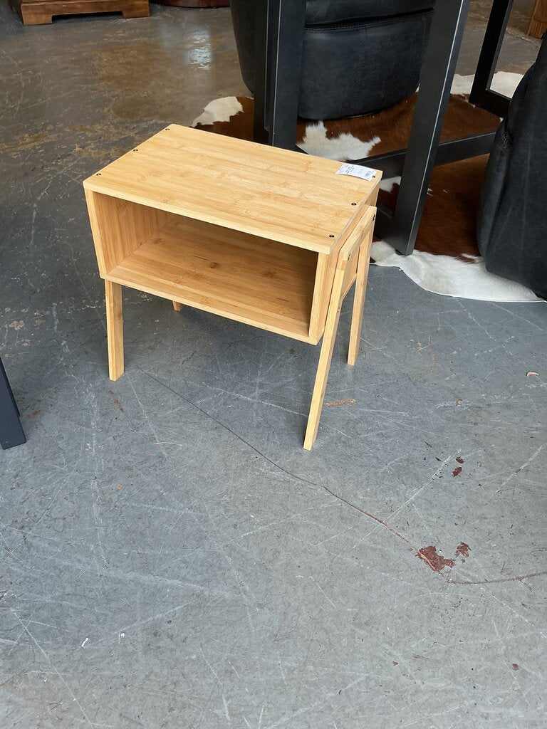 Modern Wood Open End Table