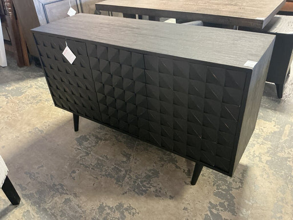 Black 3 Door Credenza