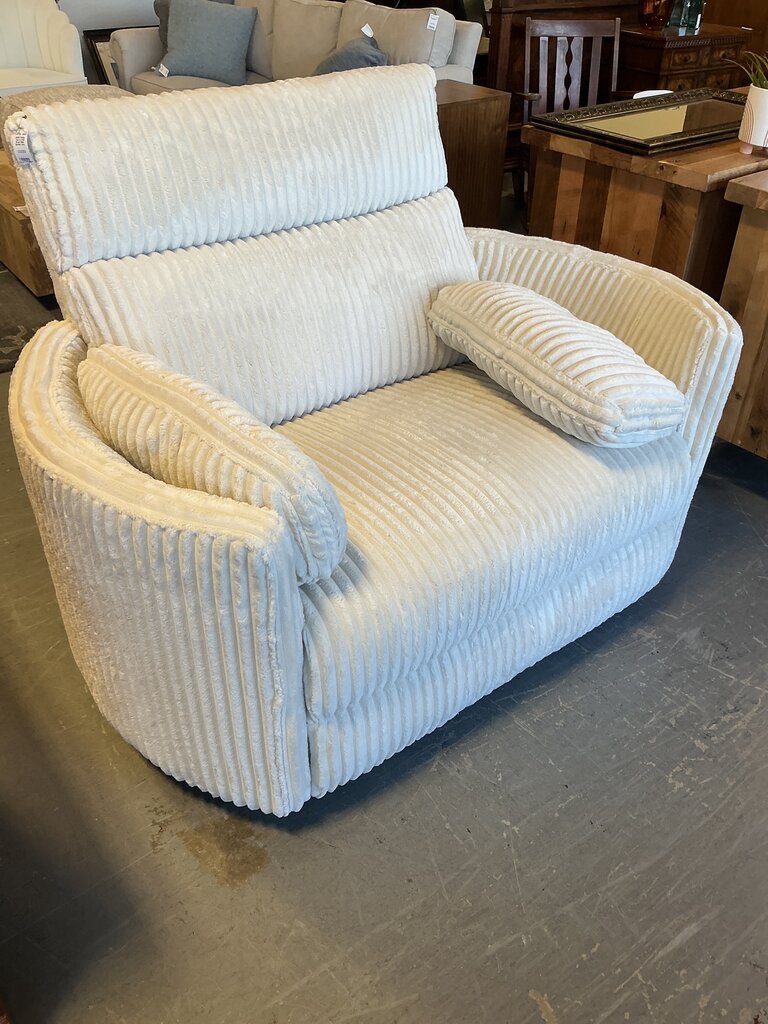 Radius Chair & a Half Power Glider Recliner- Ivory