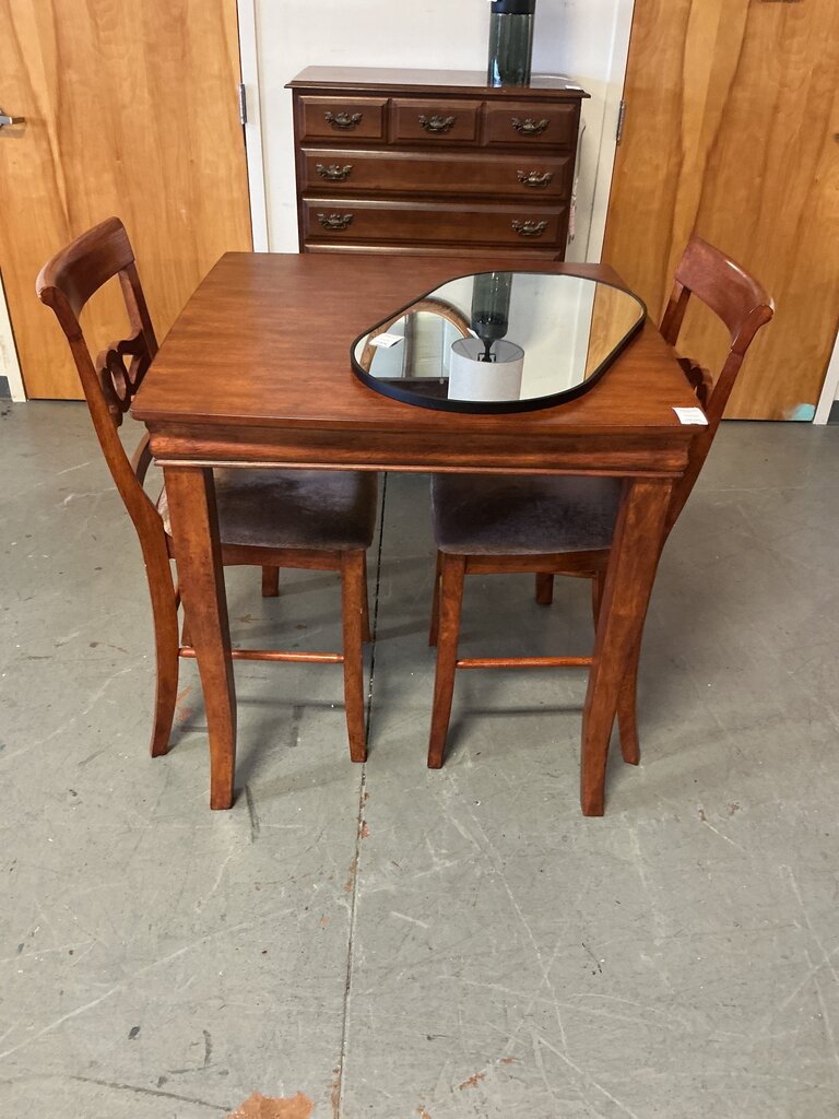 Pub Height Dining Set w/ 2 Chairs