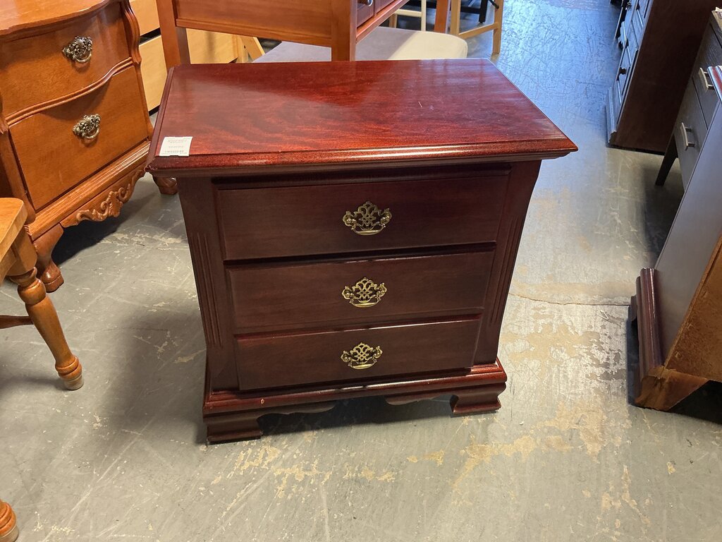 2 Drawer Cherry Nightstand