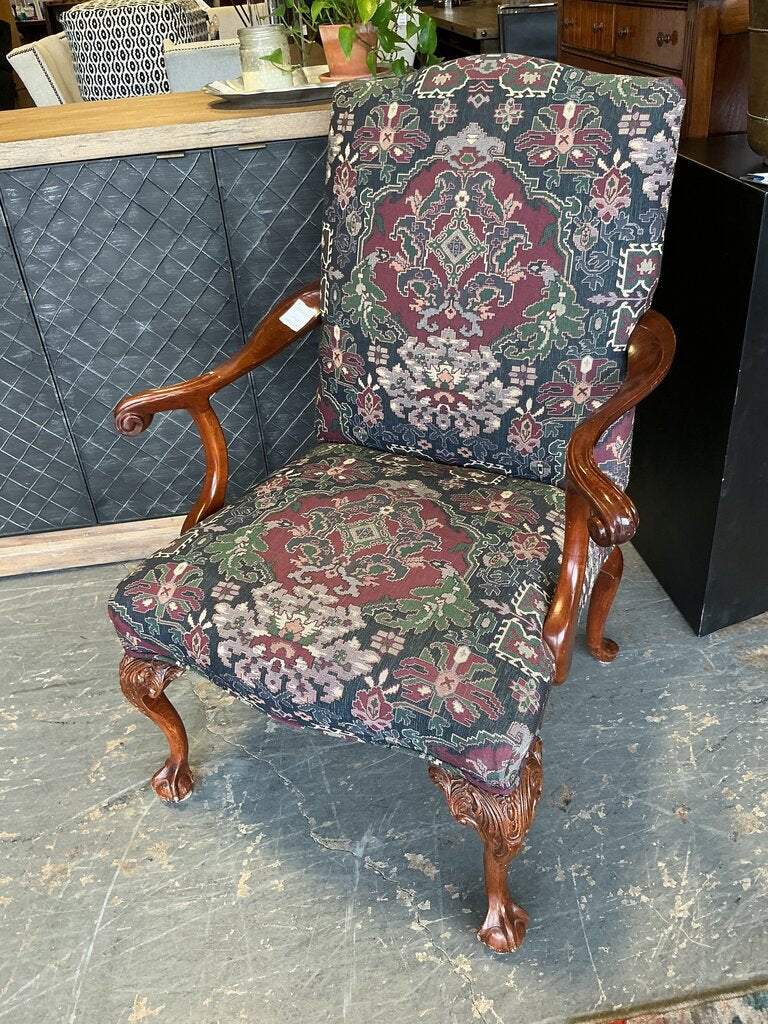 Accent Chair/Wood Arms
