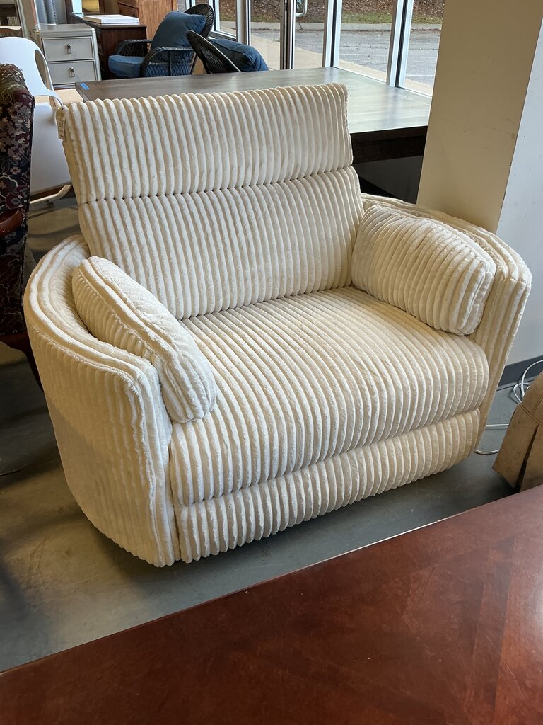 Radius Chair & a Half Power Glider Recliner- Ivory
