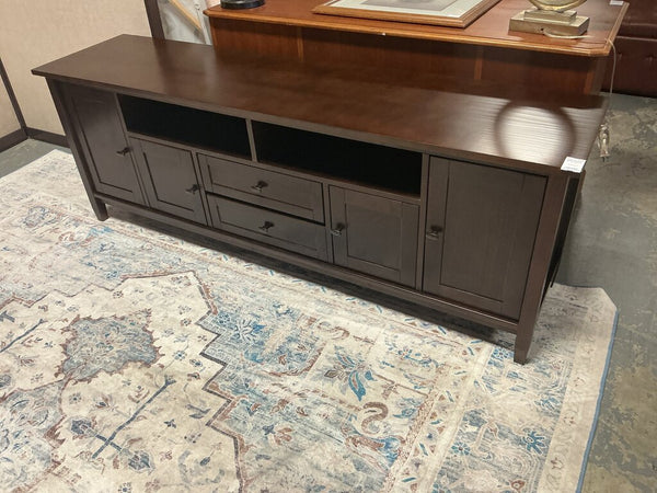 Warm Shaker 72" Media Console-Tobacco Brown