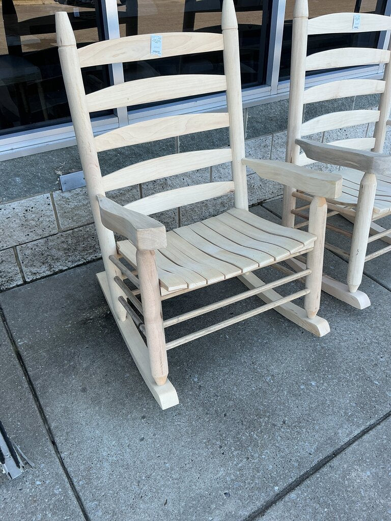 Wood Rocker (Unfinished Maple)