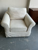Pottery Barn Roll Arm Slip Cover Chair